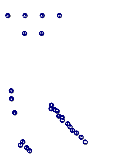 Retro Colors Logo Flyer Front Field Markers