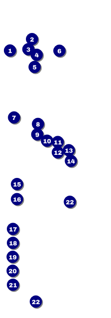 Retro Colors Raffle Ticket Front Field Markers
