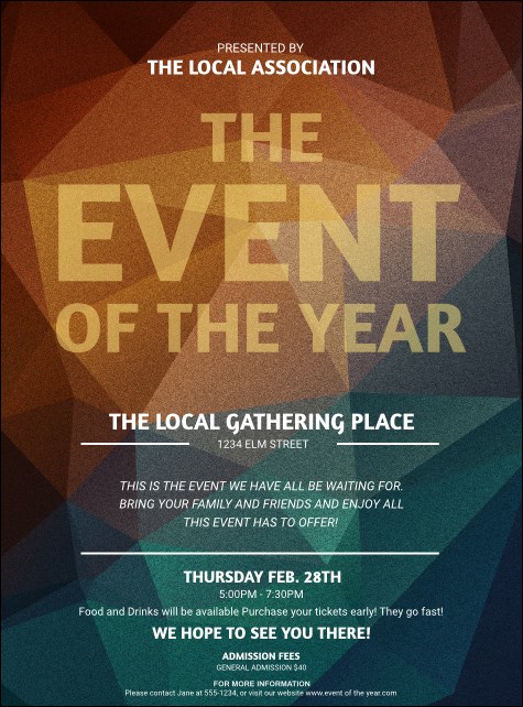 All Purpose Geometric Flyer Product Front