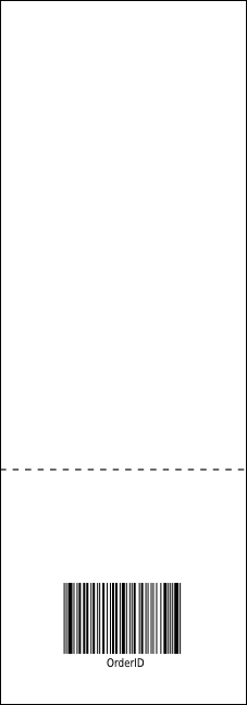 All Purpose Geometric Raffle Ticket Product Back