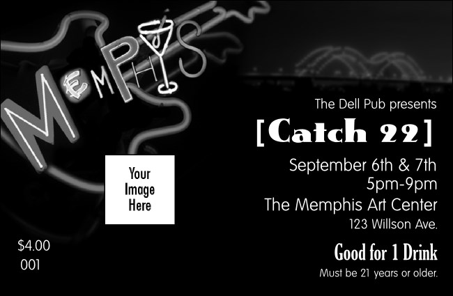 Memphis BW Drink Ticket