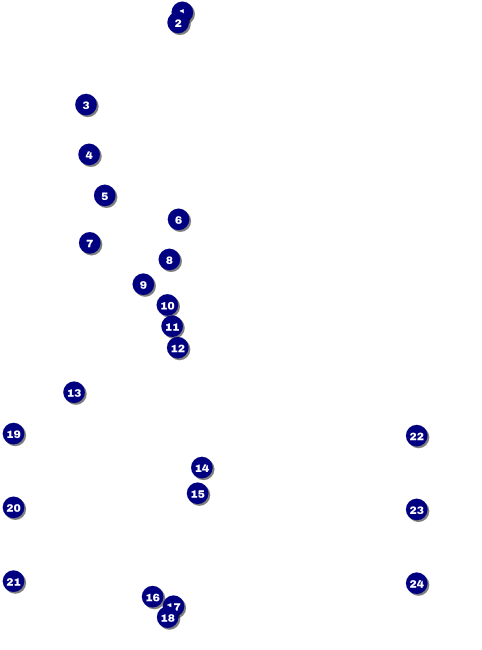 Twenties Logo Flyer Front Field Markers