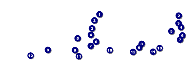 Black Tie Gala Reserved Event Ticket Front Field Markers