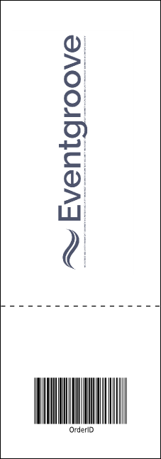 Retro Colors Reserved Event Ticket Product Back