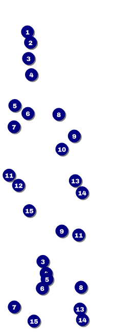 All Purpose Blocks Reserved Event Ticket Front Field Markers