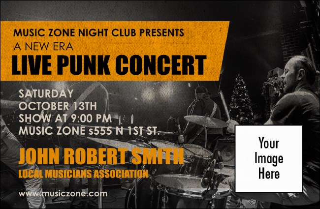 Punk Rock VIP Event Badge Small Product Front