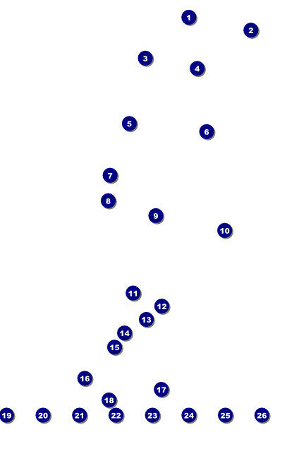 All Purpose Circles Black and White Image Poster Front Field Markers