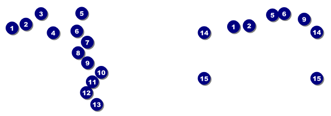 Purple and White General Admission Ticket Front Field Markers