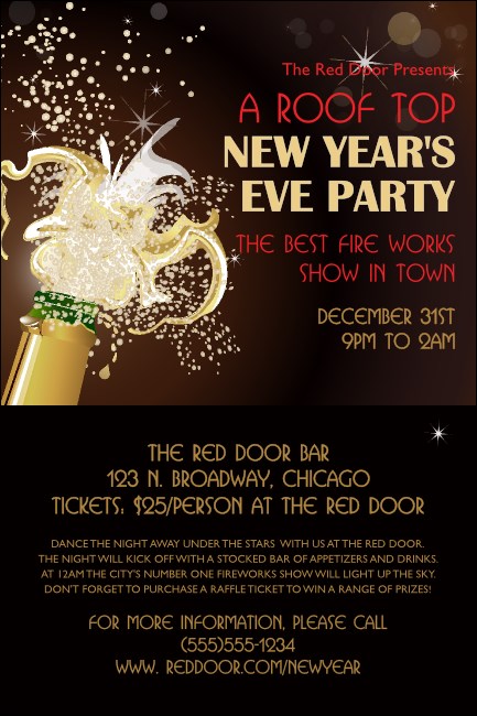 Champagne Bistro Poster Product Front