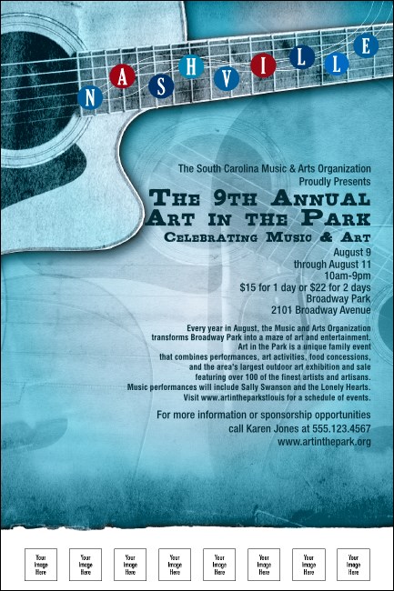 Nashville Poster Product Front