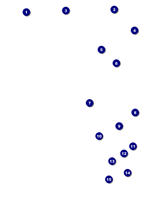 Alternative Music Postcard Front Field Markers