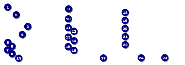 Comedy Retro Microphone Raffle Ticket Front Field Markers