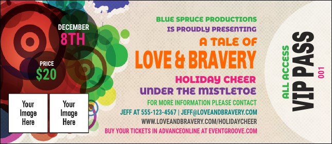 Color Circles VIP Pass Product Front