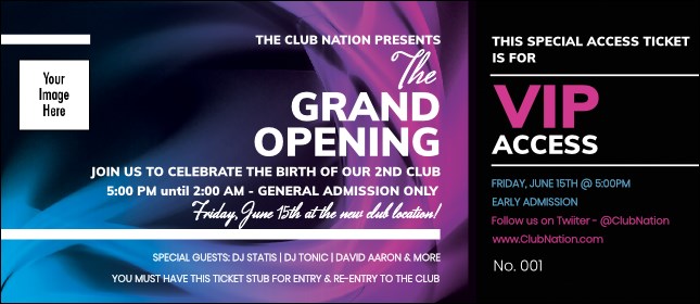 Fractal Wave VIP Pass Product Front