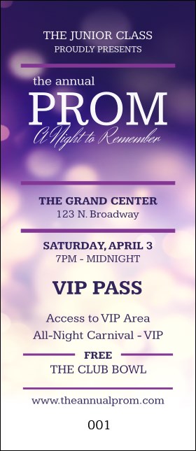 Abstract Lights VIP Pass Product Front