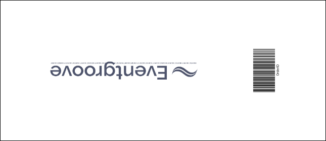 Rock Concert Blue VIP Pass Product Back