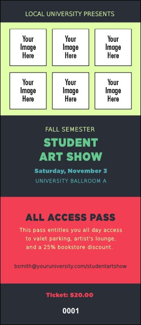 Image Upload VIP Pass Product Front