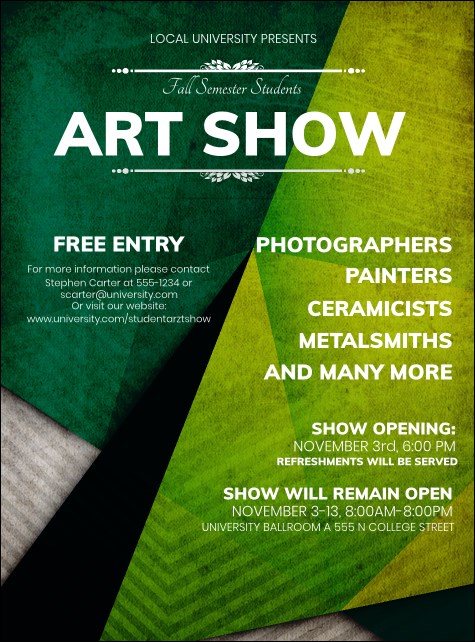 Abstract Flyer Product Front