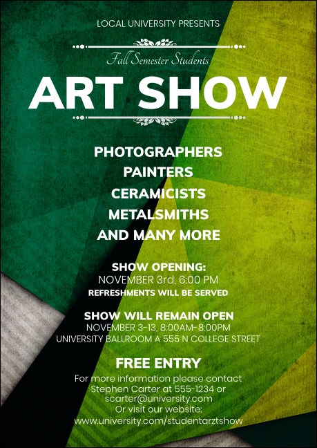 Abstract Postcard Product Front