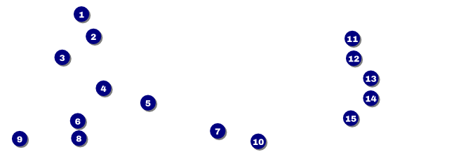 Abstract Raffle Ticket Front Field Markers