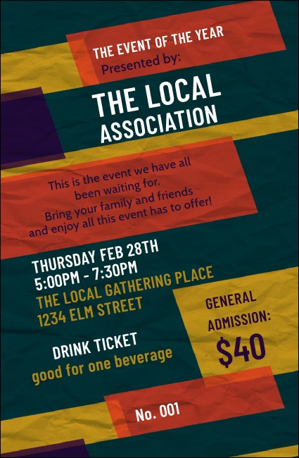 All Purpose Blocks Drink Ticket Product Front