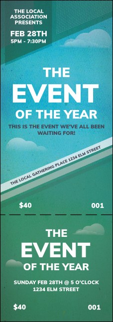 All Purpose Clouds Event Ticket Product Front